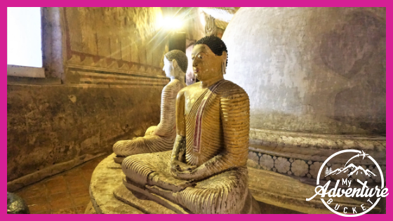 Buddha statues Dambulla Sri Lanka