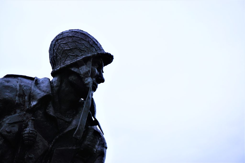 Iron Mike, standing guard outside the Airborne & Special Operations Museum. myadventurebucket.com