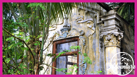 Ruins of beautiful building Jaffna Sri Lanka
